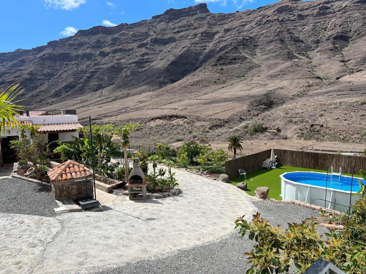 Casa Rural Con Bano Adaptado Y Piscina En Mogán Εξωτερικό φωτογραφία